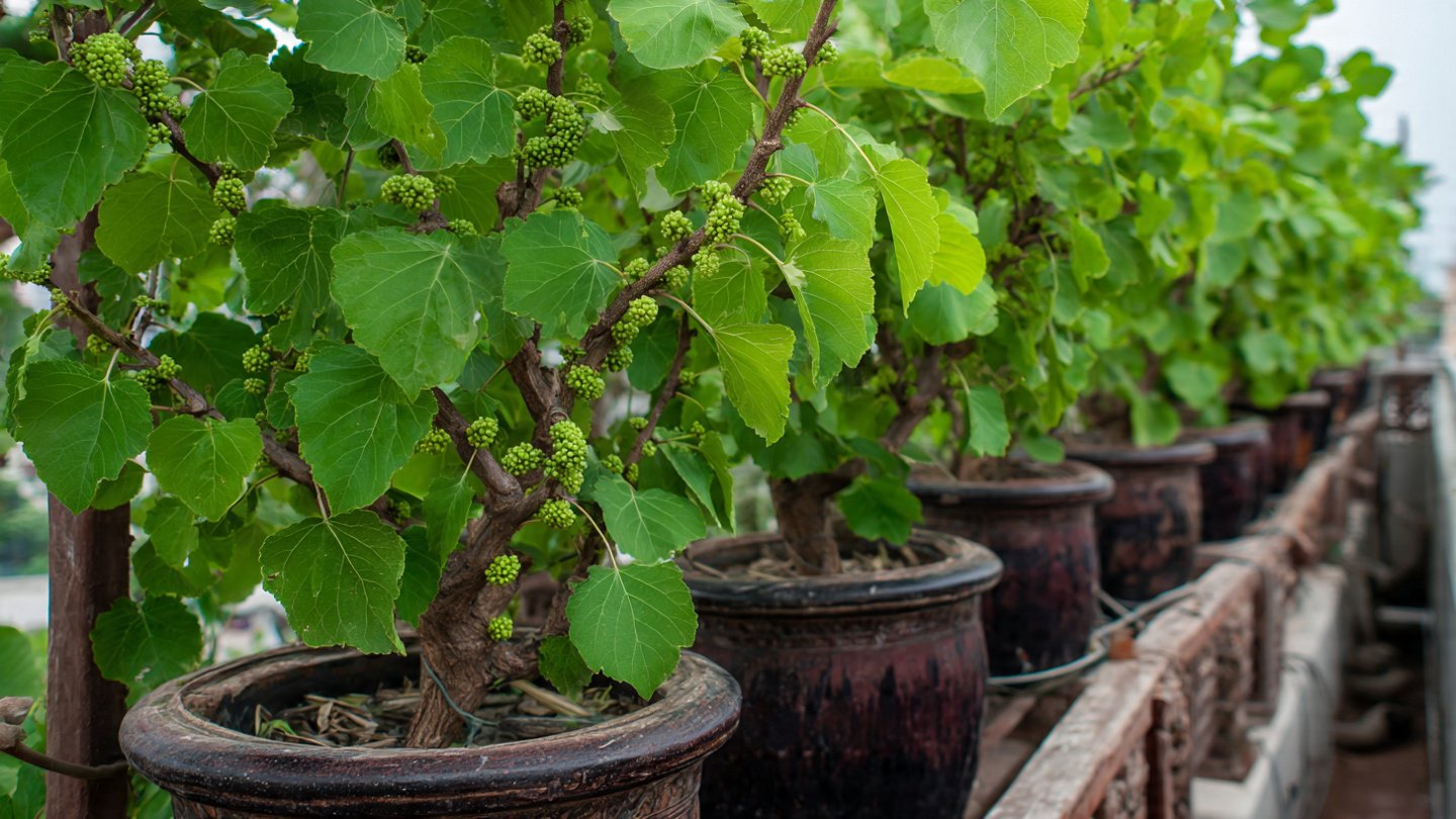 Growing Thai Mulberry in Pots for Urban Gardens