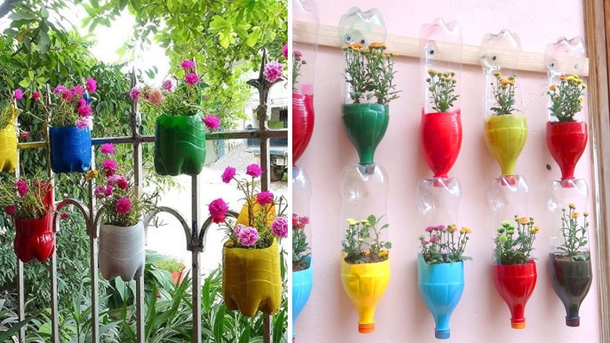 Amazing Ideas for Recycling Plastic Bottles into Vertical Gardens — Garden on Dry Tree