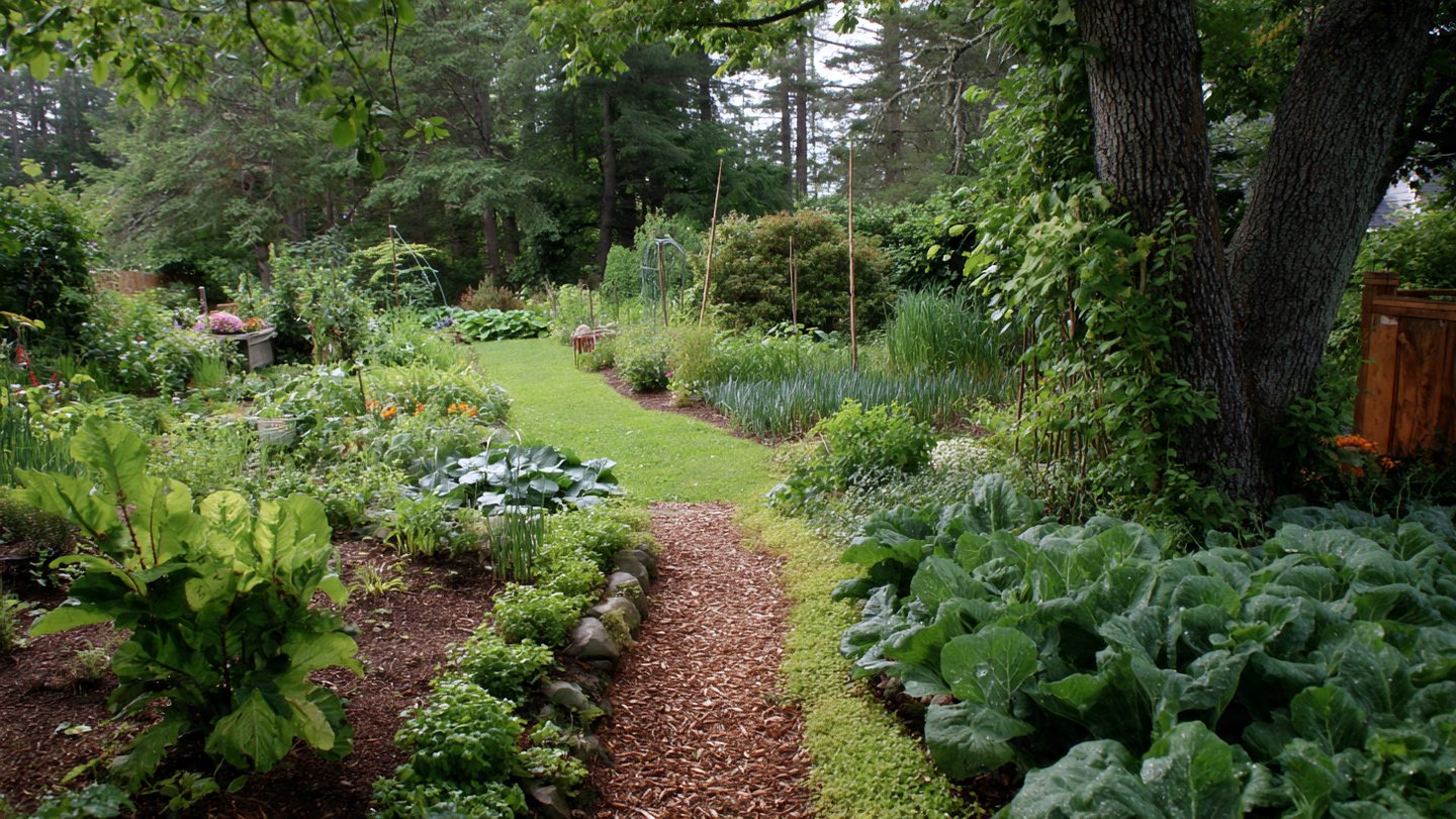 The Annual Cycle of Garden Growth and Renewal